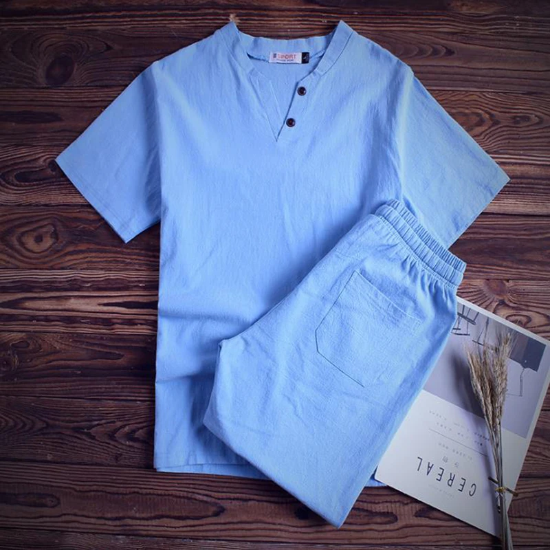 Специальное предложение высококачественные льняные мужские шорты с коротким