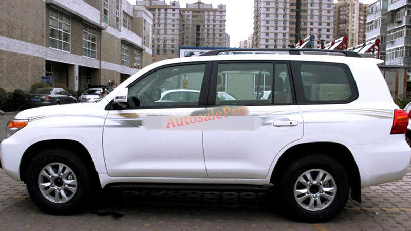 Фиксированный тип верхней рейки на крышу для багажника Toyota Land Cruiser LC200 2008 2016 в