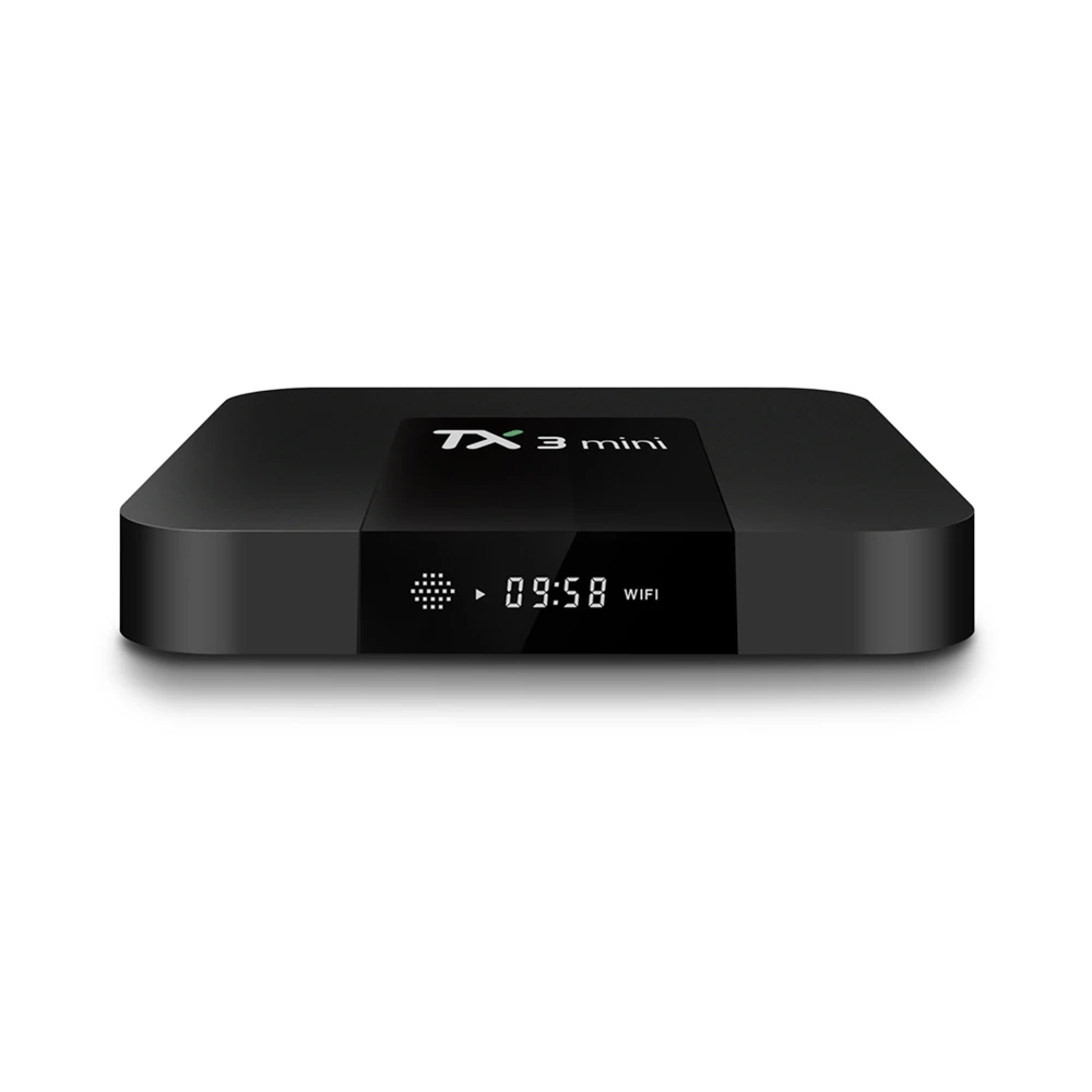 TX3Mini Android tv Box 2G/16G Amlogic S905W Четырехъядерный 4K HDMI H.265+ Лучший супер Италия Albania Великобритания Германия для взрослых IP tv медиаплеер
