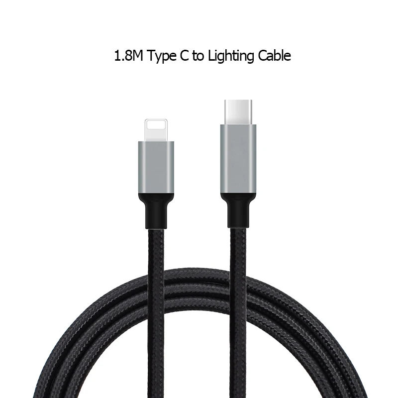 6 футов/1 8 м USB Type C Male to 3 0 Быстрая зарядка для Samsung Galaxy S8 S9 Plus iPhone X 7 Plus|Переходники и