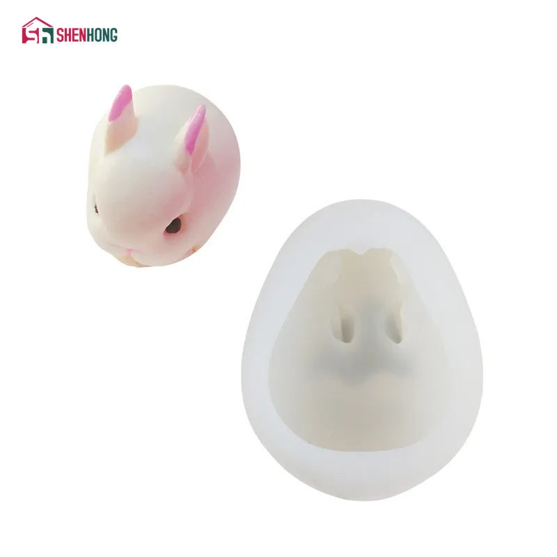 

SHENHONG 3D Rabbit Dessert Silicone Cake Molds For Baking Ice Moule Mousse Pastry Decorating Tools Chocolate Mould DIY