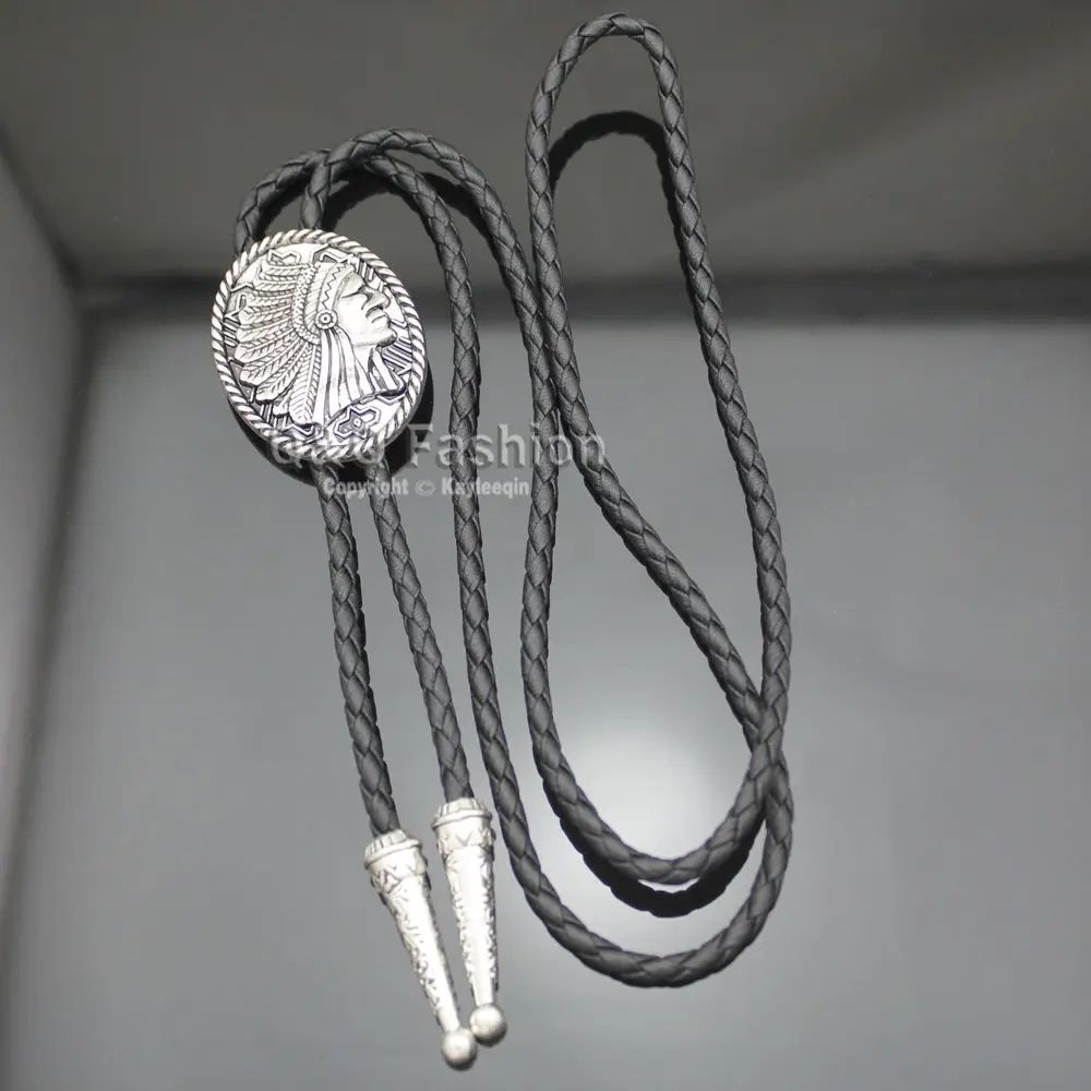 Винтажное ожерелье в западном стиле с 3d-воином галстуки-бабочки Bolo Bola ювелирные