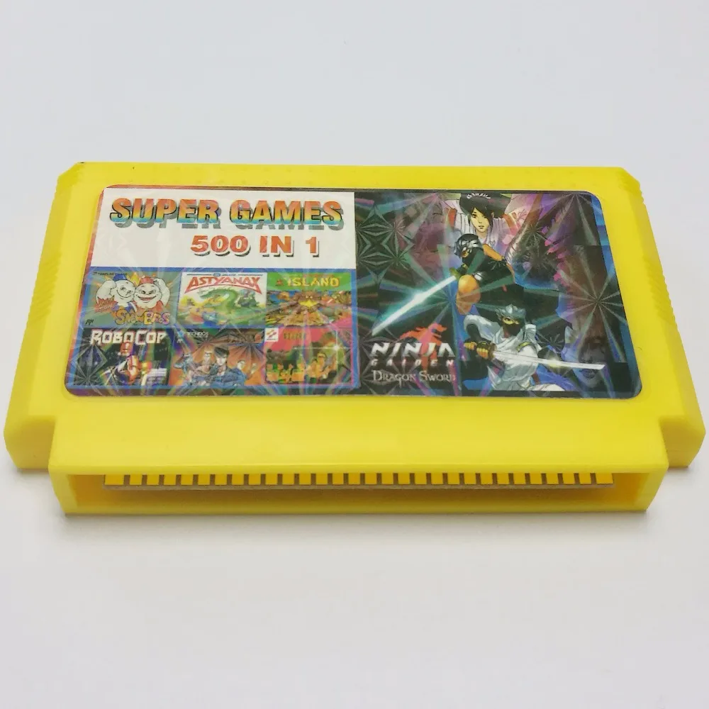 Лидер продаж картриджи 400 в 1 для карманных игр большая желтая игровая карта 8