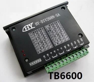 TB6600 0 2-5A CNC контроллер Драйвер шагового двигателя nema 17 23 tb6600 одноосный двухфазный