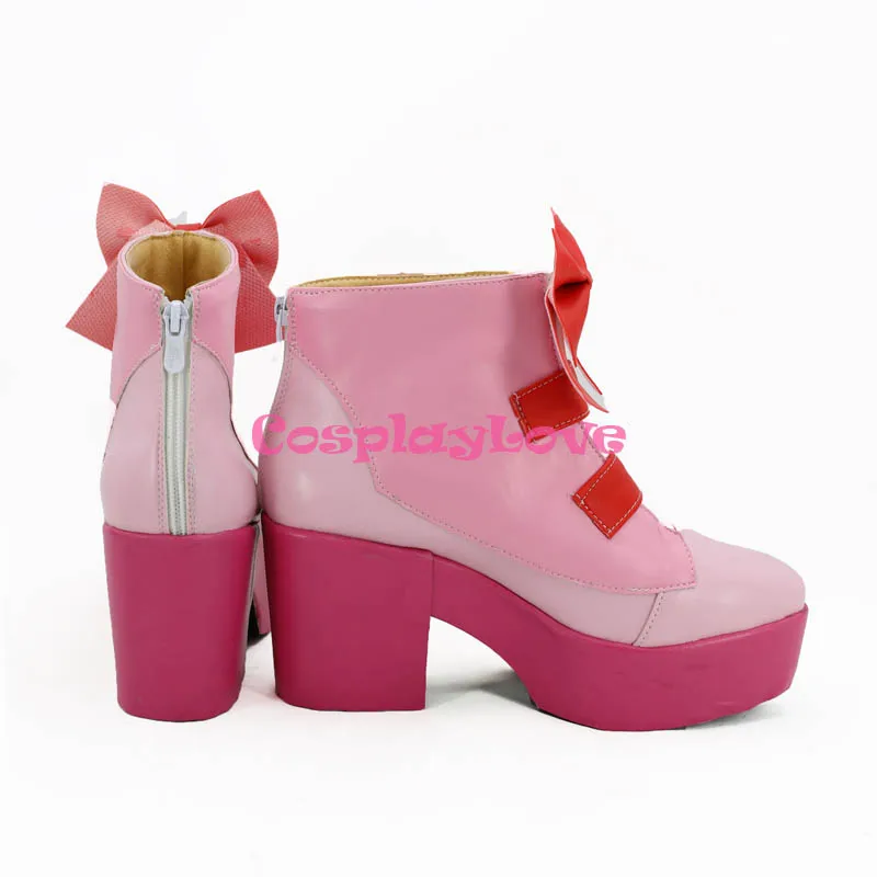 Hugtto Pretty Cure Smile PreCure Hana Nono Yell розовые красные ботинки для косплея|Туфли| |