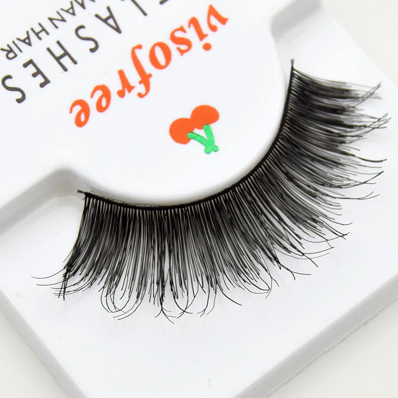 Накладные ресницы ручной работы натуральные 100% человеческие пушистые накладные