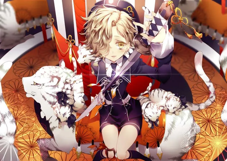 Онлайн-игра S0540 TOUKEN RANBU GOKOTAI TANTOU короткий меч Шуто с белым ножом 20 6 дюйма | Игрушки и