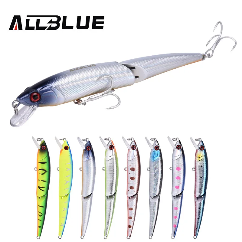 ALLBLUE Joint Minnow 110F воблер рыболовные приманки плавающий Jerkbait 110 мм 11 г жесткий пластик