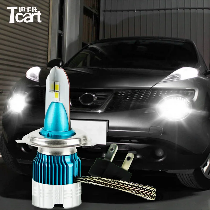 

Tcart 2pcs H4 Car LED Headlights For Nissan Juke F15 2011 2012-2015 Auto White headlight Fog Driving Lamps Fog lamps for cars