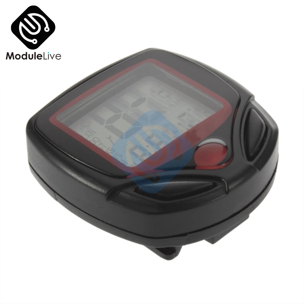 Водонепроницаемый велосипедный компьютер спидометр проводной секундомер ЖК
