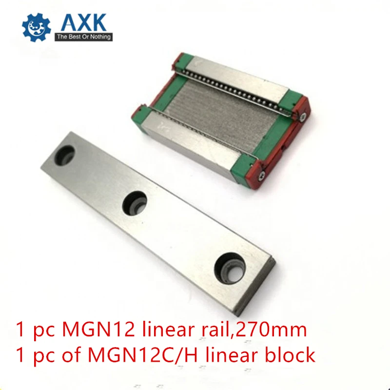 Линейная направляющая для перевозки Axk 270 мм рельсовый набор Mgn12 Cnc 1 шт. рельс