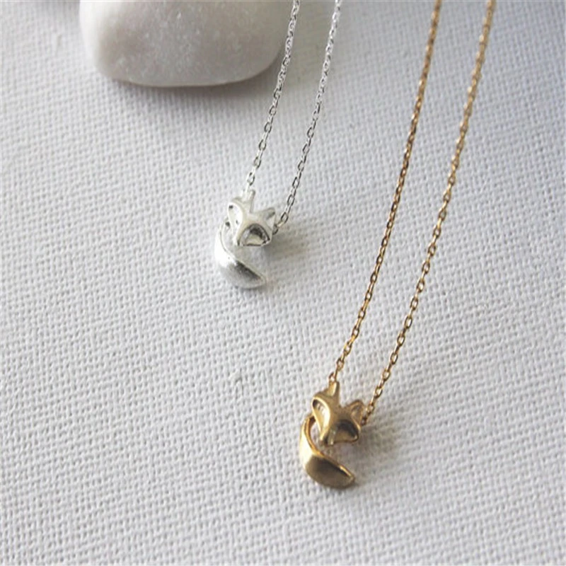 Лисица ожерелье в Фокси животных подружек невесты подарок матери День Святого