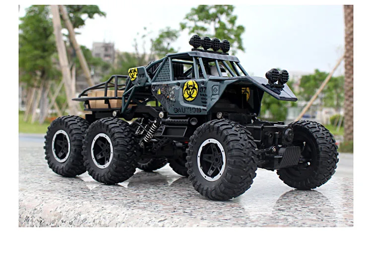 1:10 6WD Радиоуправляемая машина 2,4G Радиоуправляемая машинка игрушки багги высокоскоростная грузовик внедорожная игрушка для альпинизма