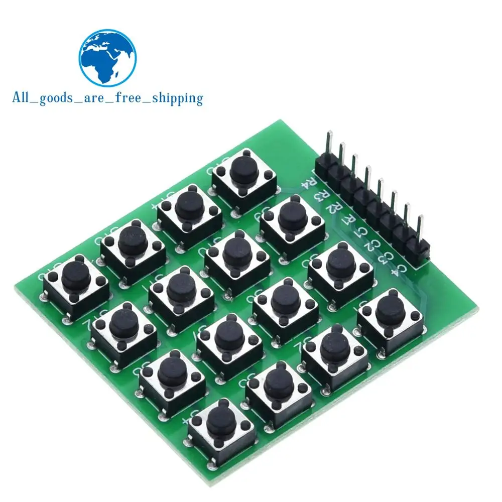 4x4 Матрица 16 клавиатура модуль Кнопка микроконтроллер для Arduino|Интегральные