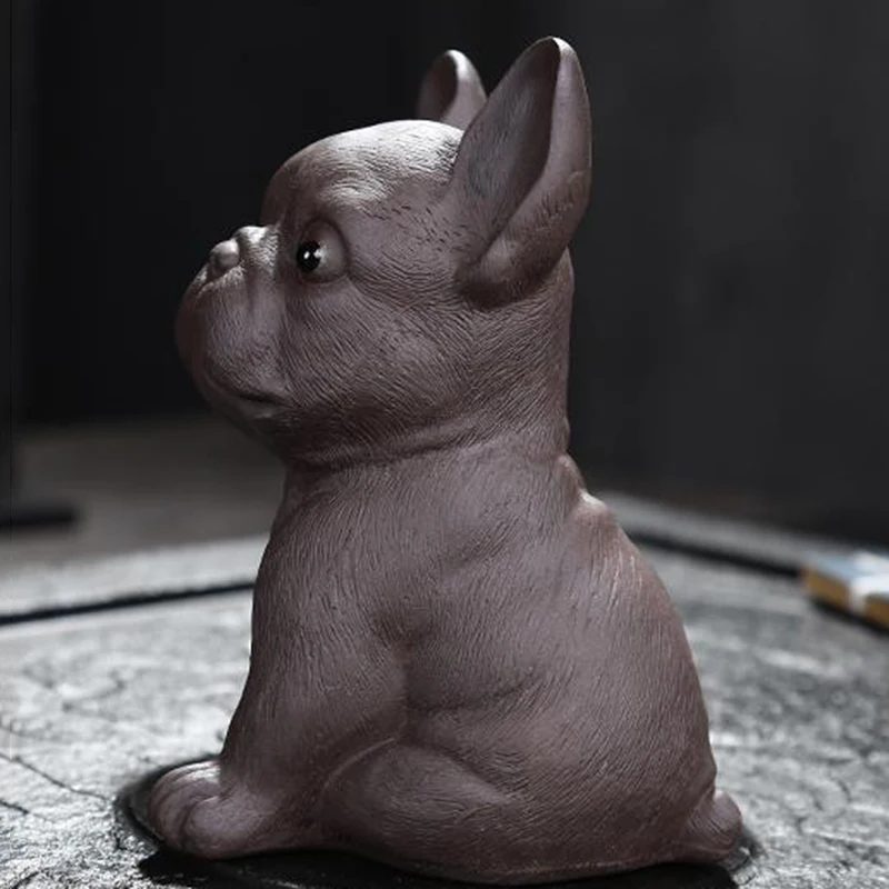Аутентичная Исин фиолетовая глина милый чай Lucky Dog Pet/офис чайная церемония
