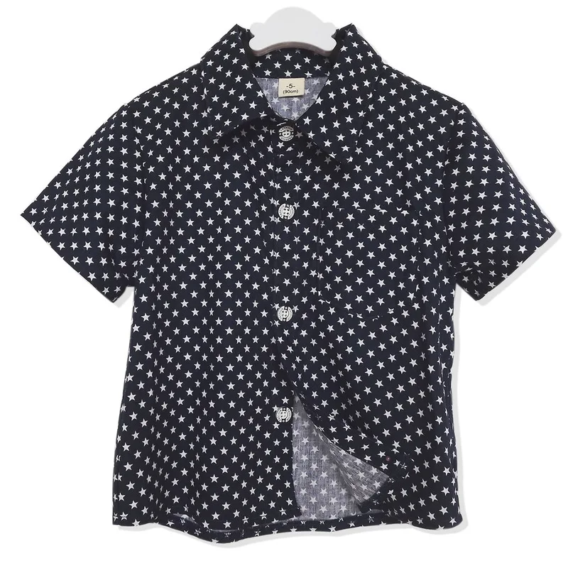 

Summer Navy Colors Short Sleeve Cotton Shirt for Toddler Boys Kids Children Clothes Formal casual Gentleman Boys Shirts Wholesa