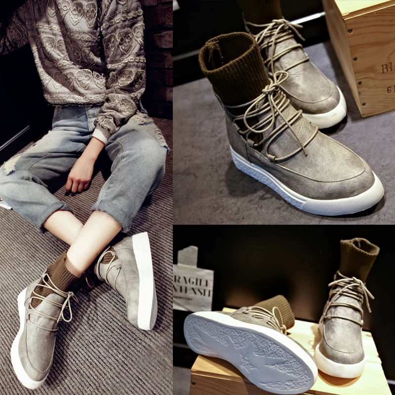 ТОЛЬКО НАСТОЯЩАЯ ЛЮБОВЬ Женщины Сапоги Пятки платформы Ботильоны Женские