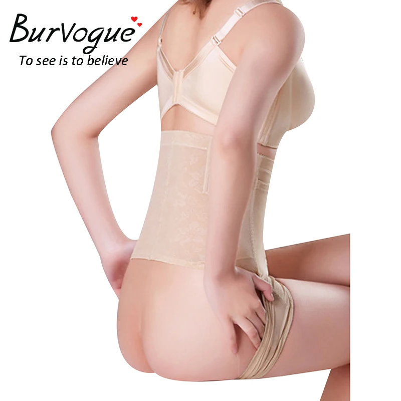 Женские трусики с высокой талией Burvogue регулируемое нижнее белье Корректирующее