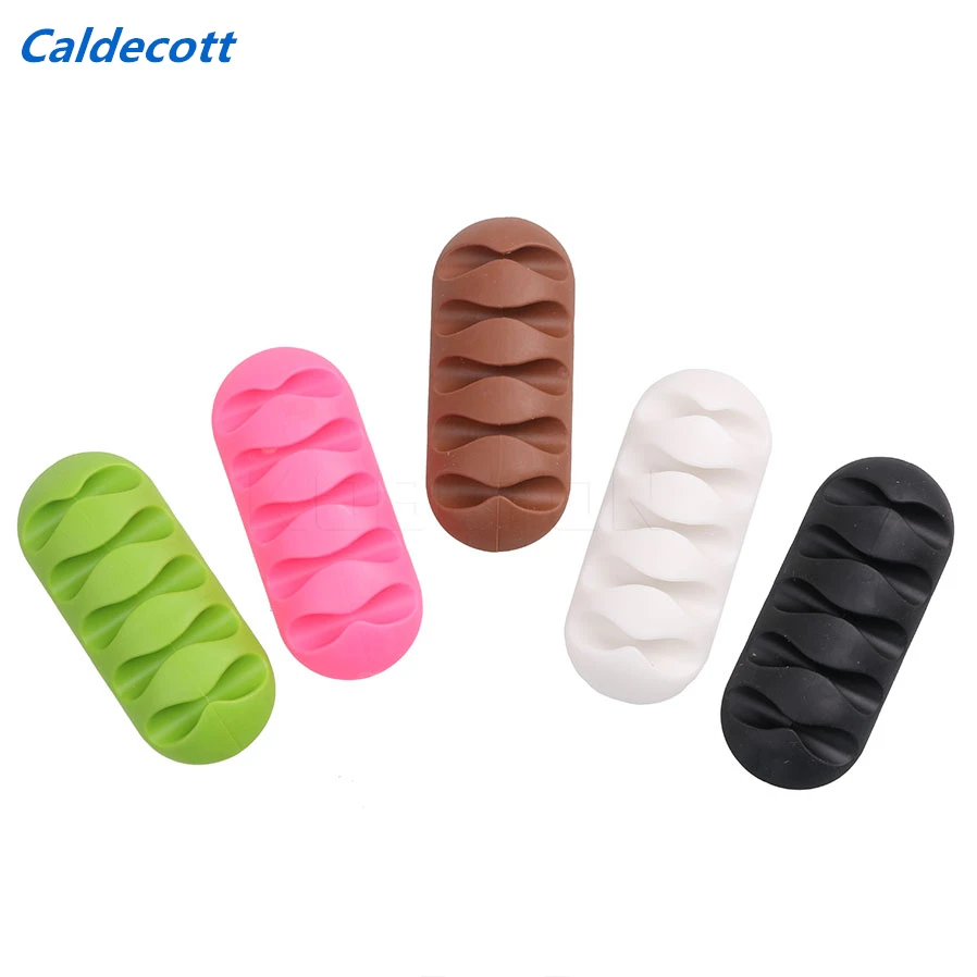 Caldecott намотка наушников Кабельный органайзер провода хранения кремния CC-947