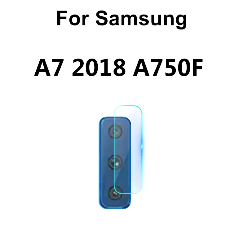 A7 2018 A750 2 шт. Камера объектив из закаленного Стекло протектор для samsung Galaxy A10 A20 A30 A40 A50 A60 A70 M30 M20 S10E S10 плюс A7 с уровнем твердости 9H Стекло - Цвет: A7 2018 A750