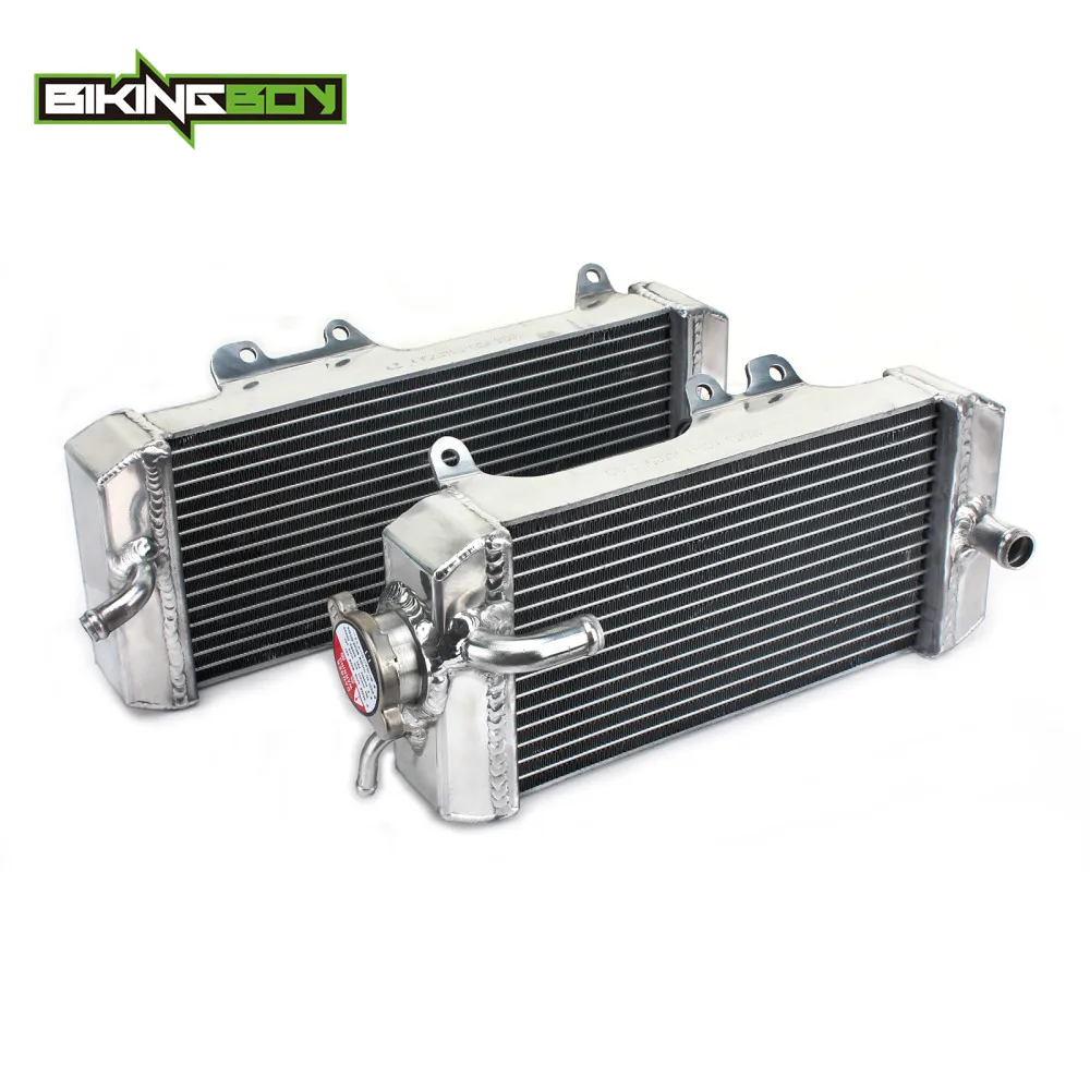Радиатор для двигателя BIKINGBOY кулер охлаждения воды Kawasaki KX250F 2004 2019 KXF KX F 250 17 16 15 14 13