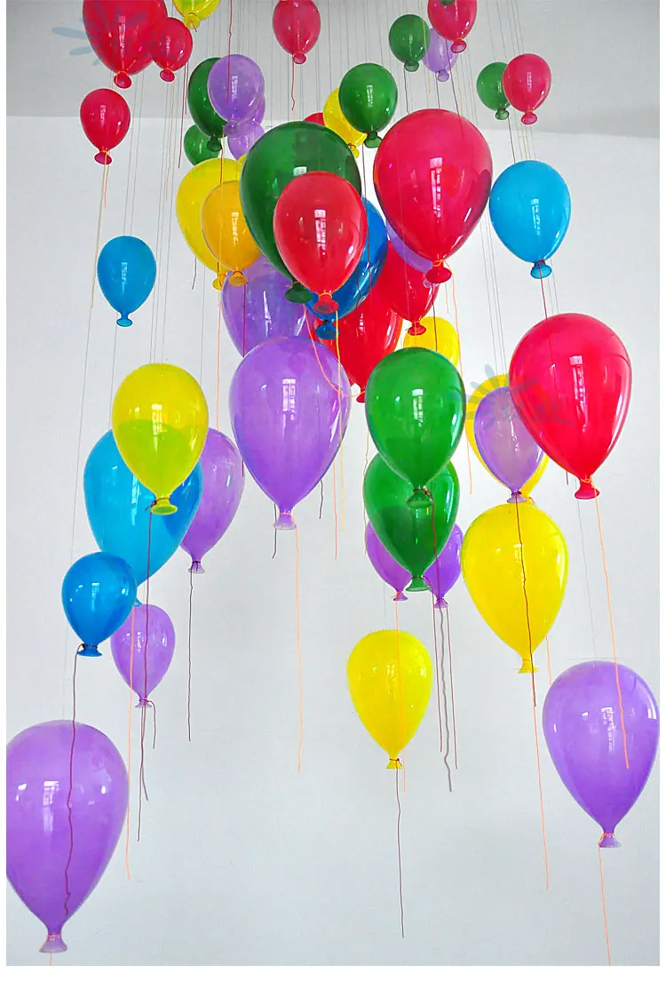 Модный современный светодиодный подвесной светильник в виде воздушного шара для