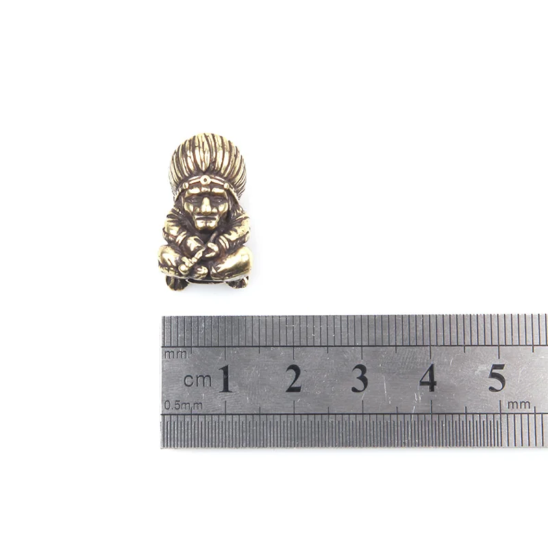 1 шт. латунный подвесной Зонт с индейцами шнурок для ножей аксессуары ручной