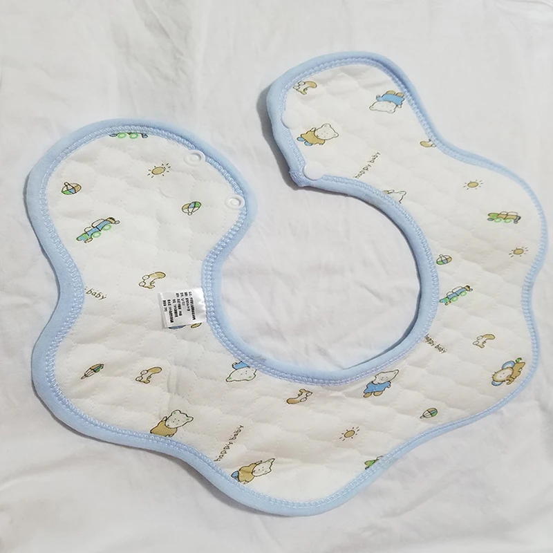 Детские нагрудники хлопковые и Слюнявчики тканевый слюнявчик мультяшный