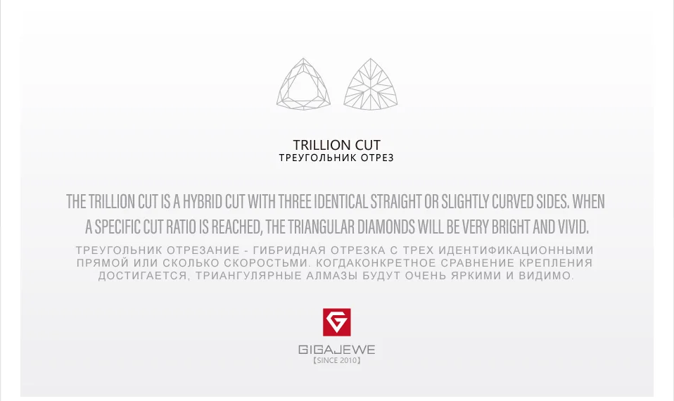GIGAJEWE 0.5ct 5 мм EF цвет триллион огранки камень Муассанит DIY драгоценные камни подвески DIY бусины для изготовления ювелирных изделий Мода подарок девушке