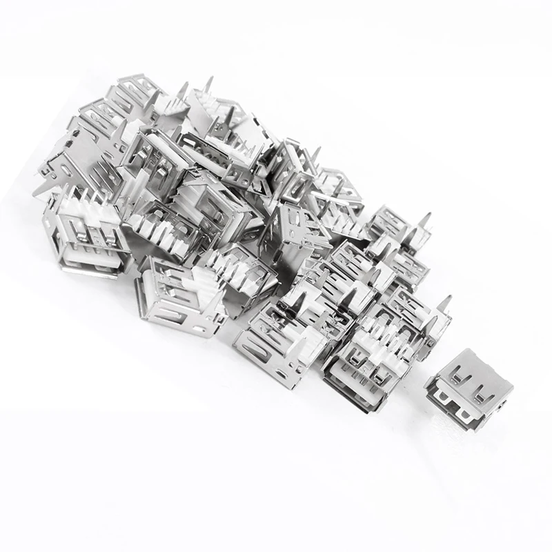 30 шт. usb-разъем типа A 4-контактный разъем DIP 90 градусов | Обустройство дома