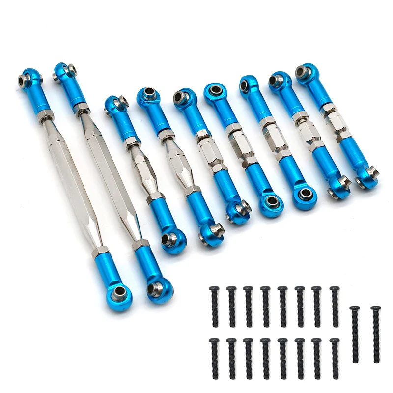 Mirbest RC DIY детали для Wltoys 12428 12423 FY-03 JJRC Q39 Q40 металлические запчасти автомобиля