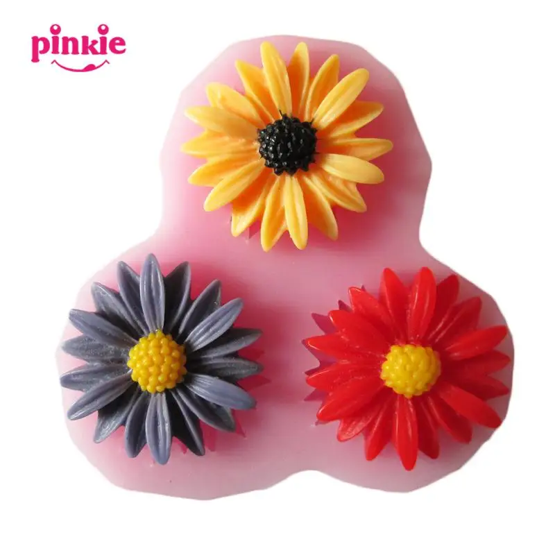 Подсолнечника смолы для цветов из мастики сахарный шоколадный конфет