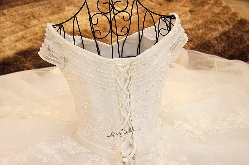 Vestidos de Noiva Princesa Renda винтажное свадебное платье расшитое блестками кружевное китайское свадебное платье с бусинами и бантом Длинные Шлейфы для свадебных платьев