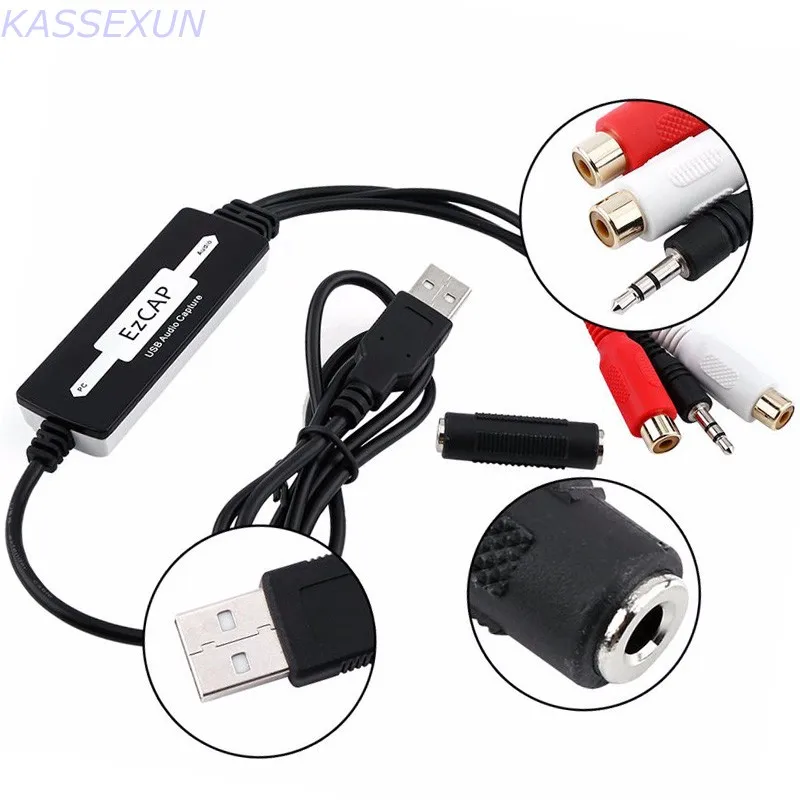 Виниловый проигрыватель для MP3 CD рекордера 3 5 мм|cassette to mp3|cassette usbusb cassette capture |