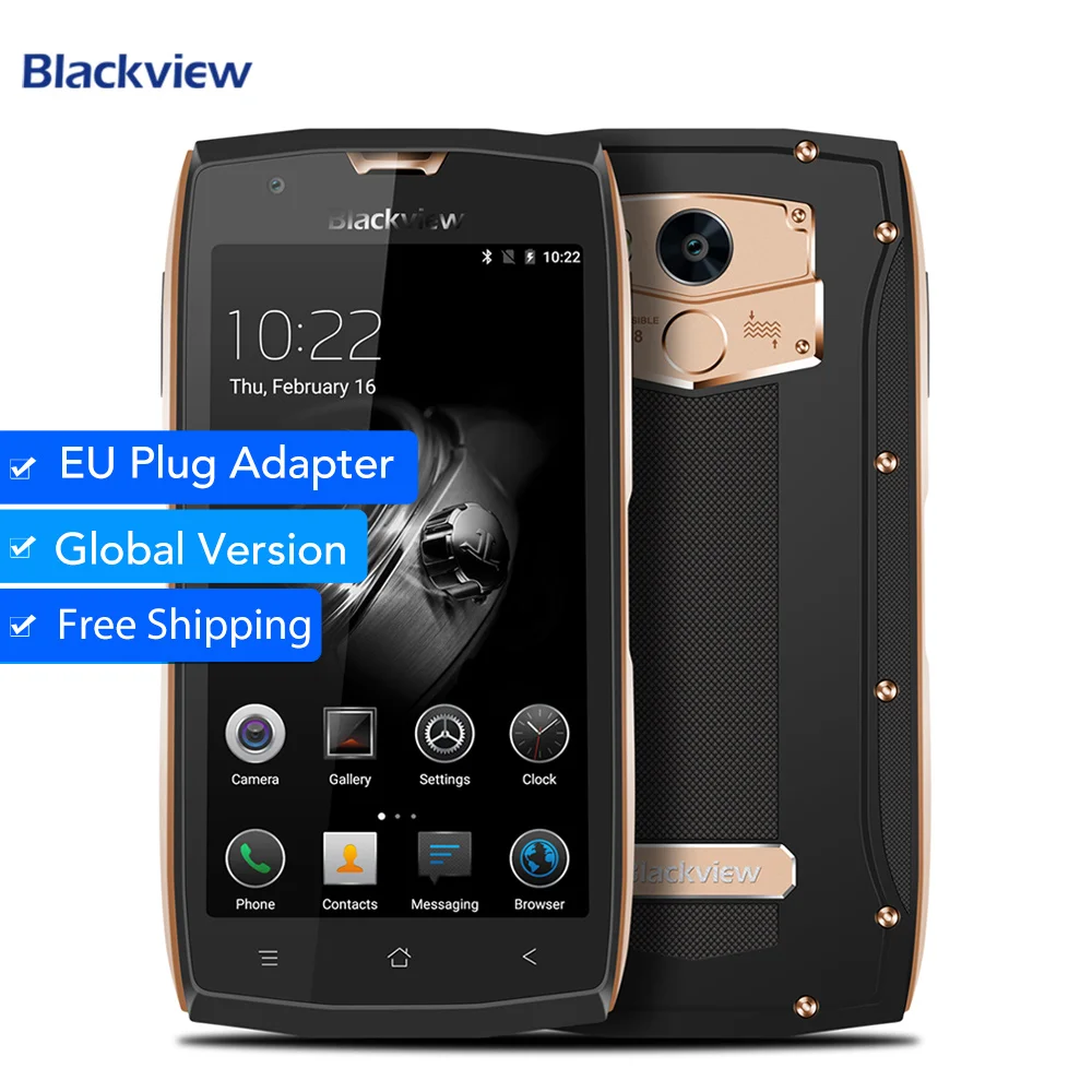 Blackview BV7000 мобильный телефон с водонепроницаемым корпусом IP68 mtk6737t четыре ядра 5