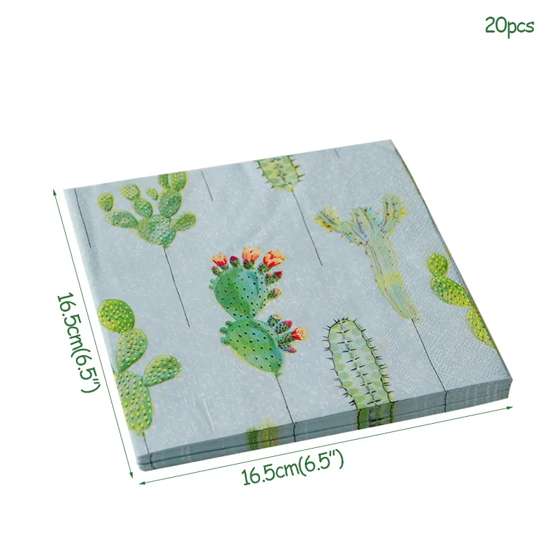 Салфетка Фламинго бумага Гавайские тропические Свадебные украшения Фламинго вечерние украшения девичник вечерние украшения - Цвет: 20pcs napkin 10