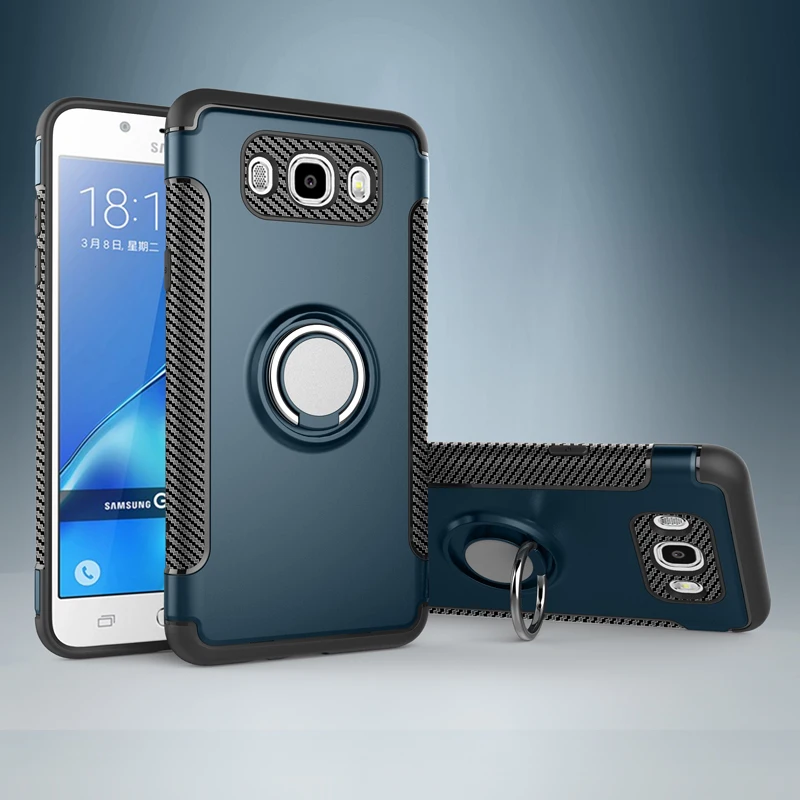 Чехол-подставка для samsung Galaxy J56 J5, кольцевой чехол для телефона J510 SM-J510F/DS SM-J510FN/DS, противоударный чехол на заднюю панель s SM J510F J510FN