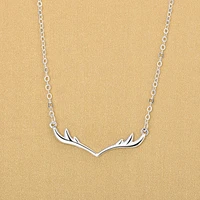 silver color elegant deer collar statement necklaces for women fashion jewelry gifts