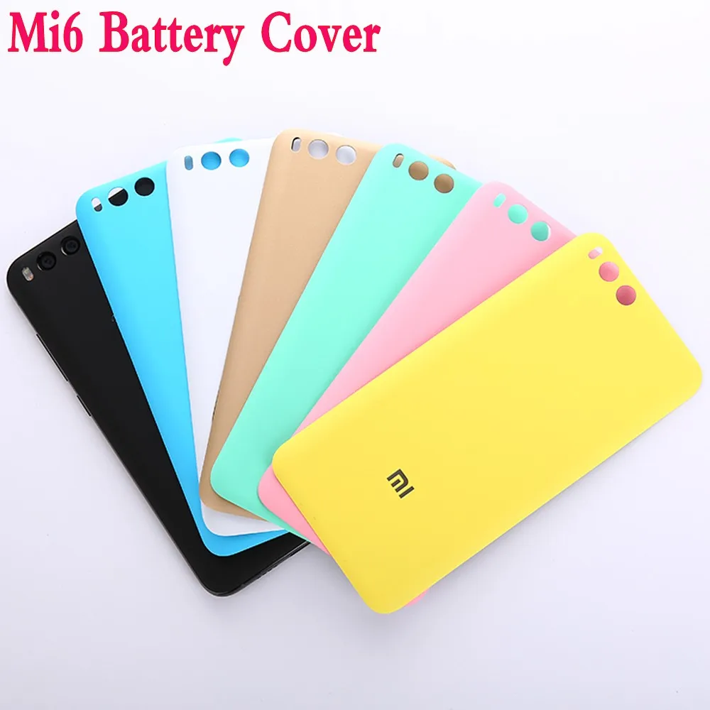 Высокое качество глянцевая и матовая задняя крышка батареи для Xiaomi Mi 6 Mi6 M6 чехол