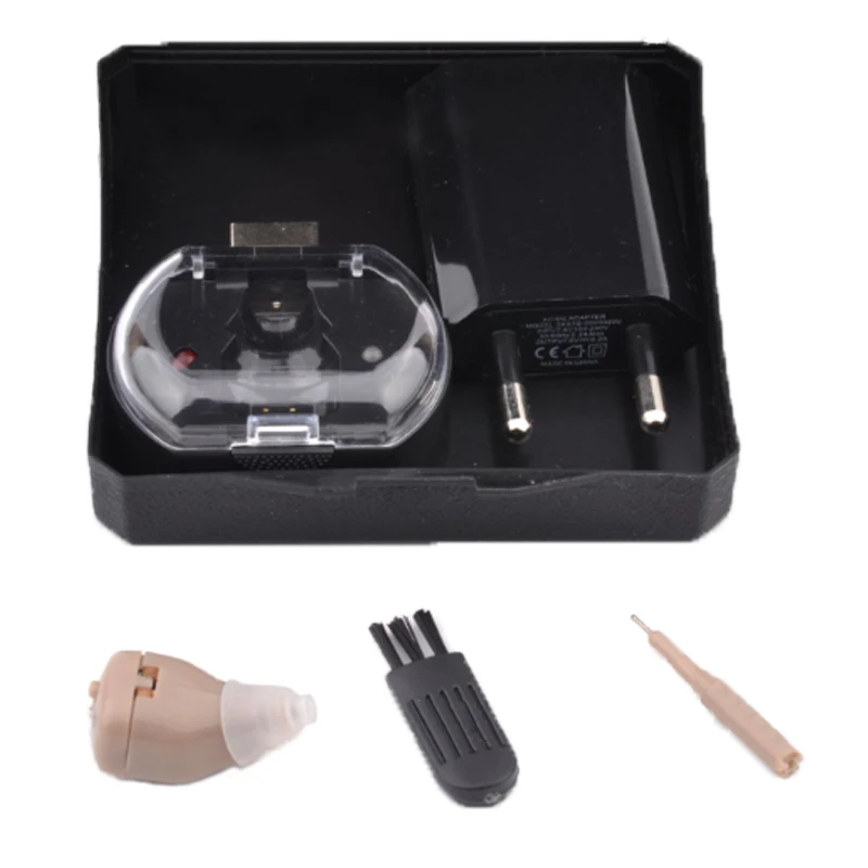 

Charging hearing aid, loudspeaker, sound collector