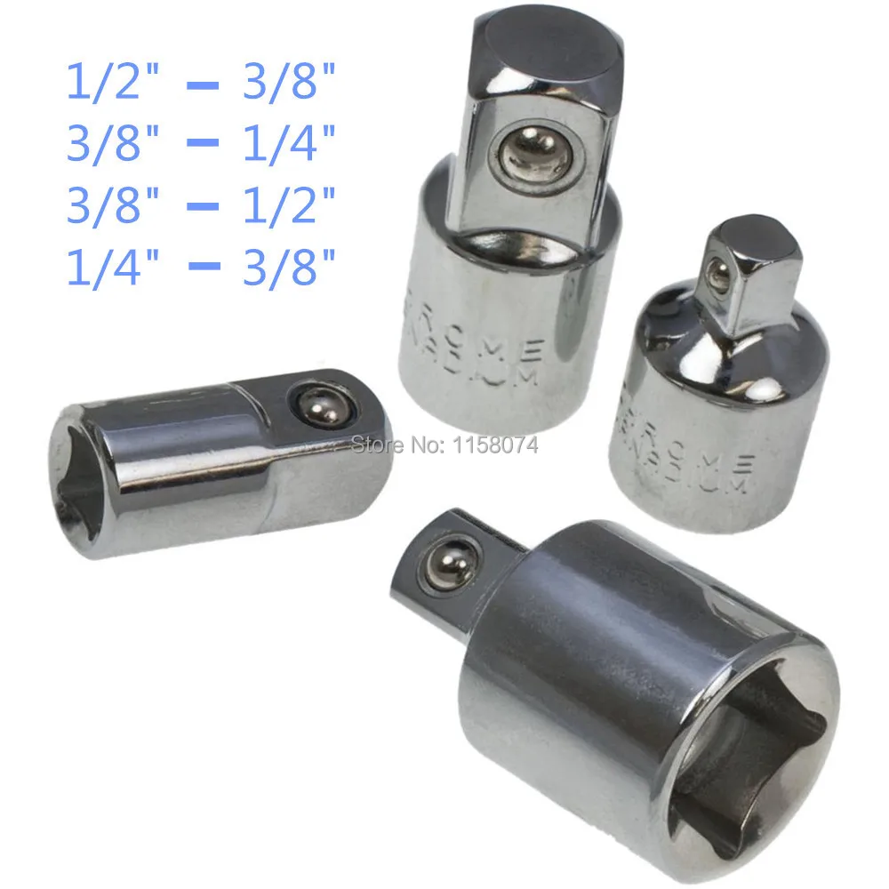 Новинка 4 шт. гаечный ключ с трещоткой адаптер редукторы адаптеры CRV воздушный