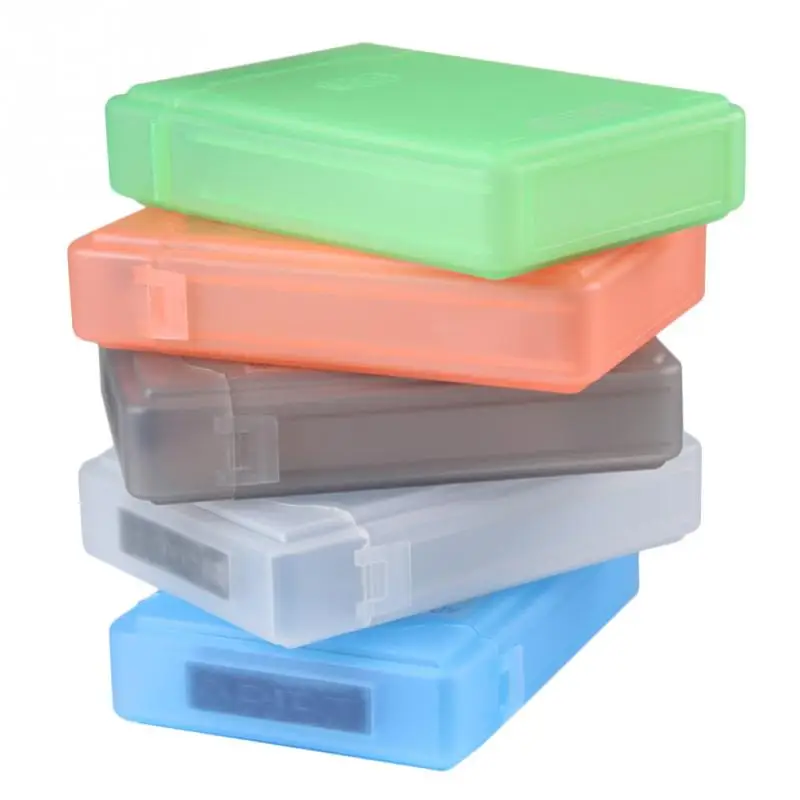 3.5 Inch IDE SATA HDD caddy Case external Hard Drive Disk Storage Box For Hdd enclosure Cases Multi Color