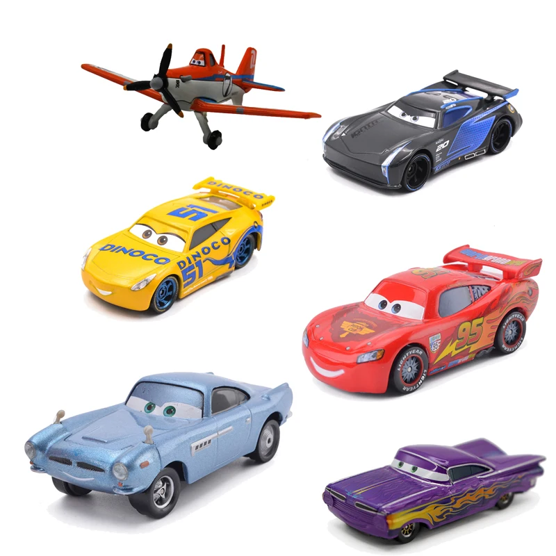 Коллекционная модель автомобиля Disney Pixar Тачки 2 3 Игрушечная Молния Маккуин