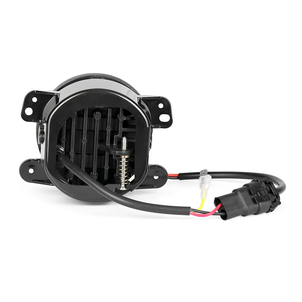 Светодиодный проектор противотуманные фары дальнего света + Белый DRL для Jeep Wrangler