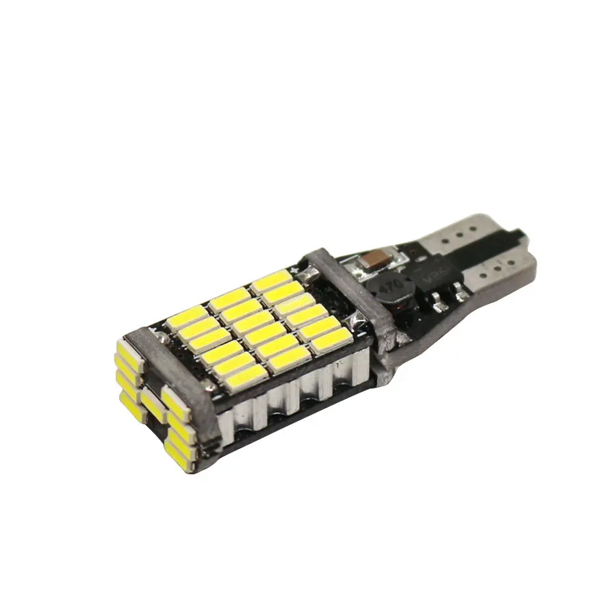 HYZHAUTO 1 шт. T15 W16W светодиодсветильник лампа s белая 6500K Резервное освещение для