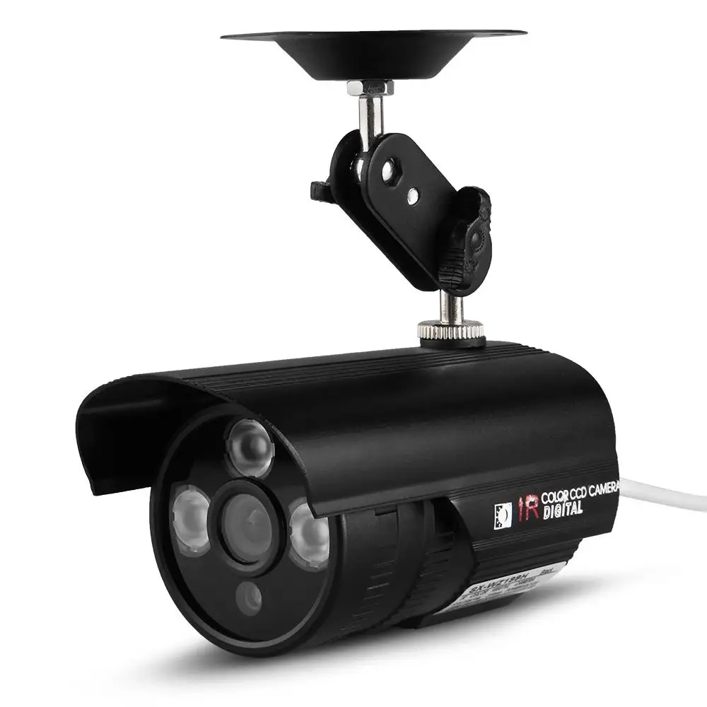 SUNLUXY 1000TVL CCTV камера PAL 3 массив светодиодов пуля 1/3 &quotCMOS 6 мм объектив