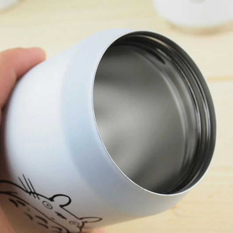 300 мл Термос креативный мультфильм Тоторо соломенная кружка термос из