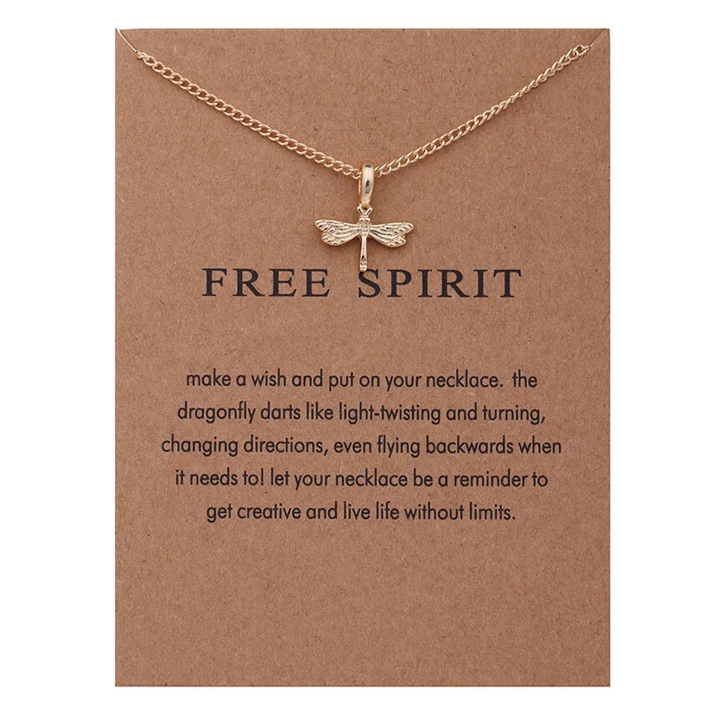 

Simple Cute Fashion Chocker Necklaces Jewelry Gold-color Animal Dragonfly Pendant Necklace Women Wedding Bride Jewelry Gift