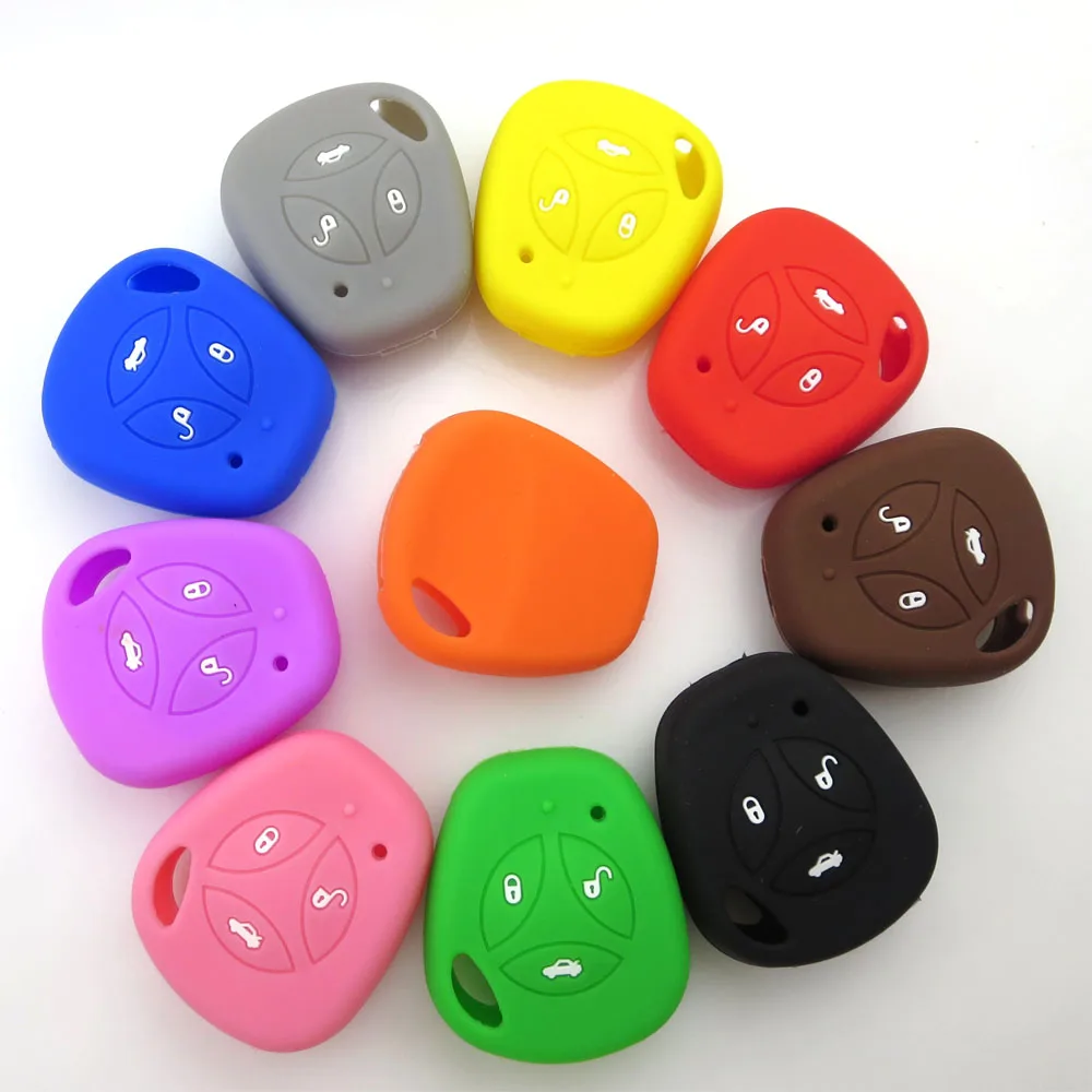 OkeyTech 3 кнопки силиконовый резиновый чехол для автомобильного ключа защитный