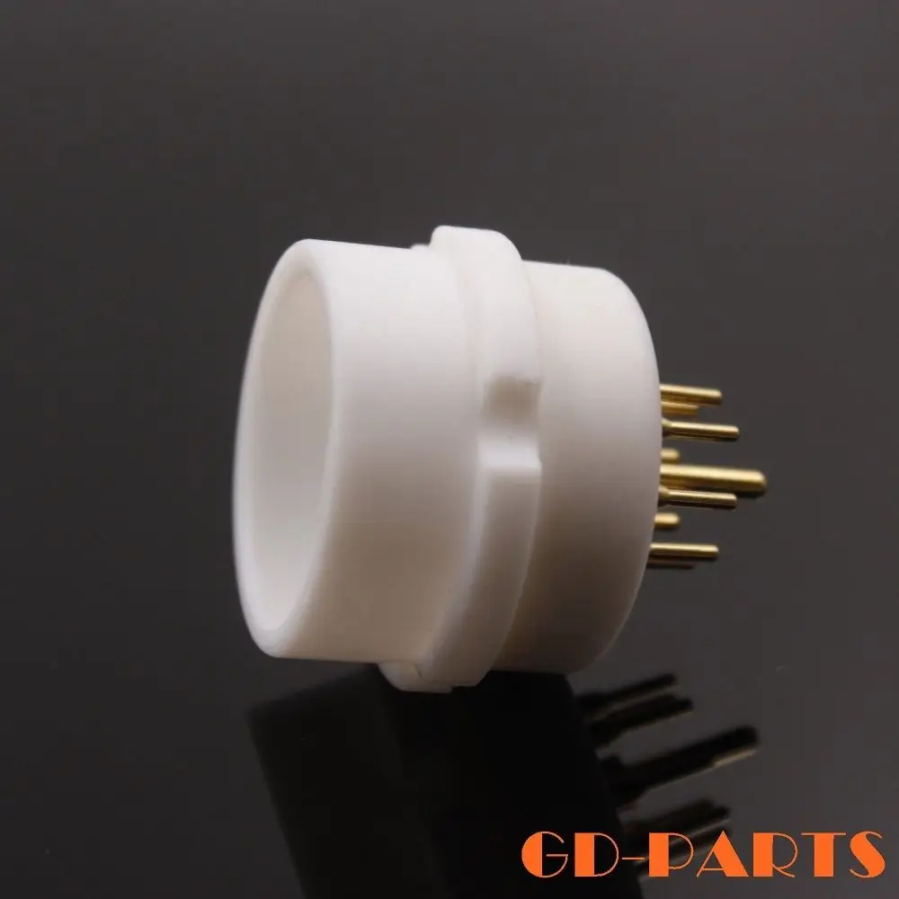 1 шт. EIZZ High End 8pin PTFE вакуумная трубка гнездо клапана база для ECC40 EF40 EF42 винтажный